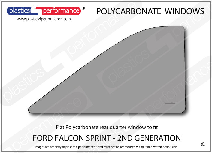 Carica immagine in Galleria Viewer, Vetri in Policarbonato per Ford Falcon Sprint 2ª Gen.