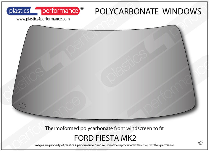 Carica immagine in Galleria Viewer, Vetri in Policarbonato per Ford Fiesta MK2
