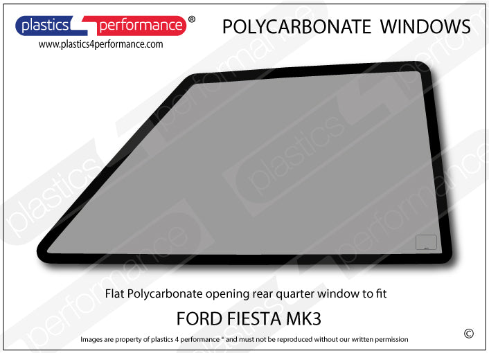 Carica immagine in Galleria Viewer, Vetri in Policarbonato per Ford Fiesta MK3