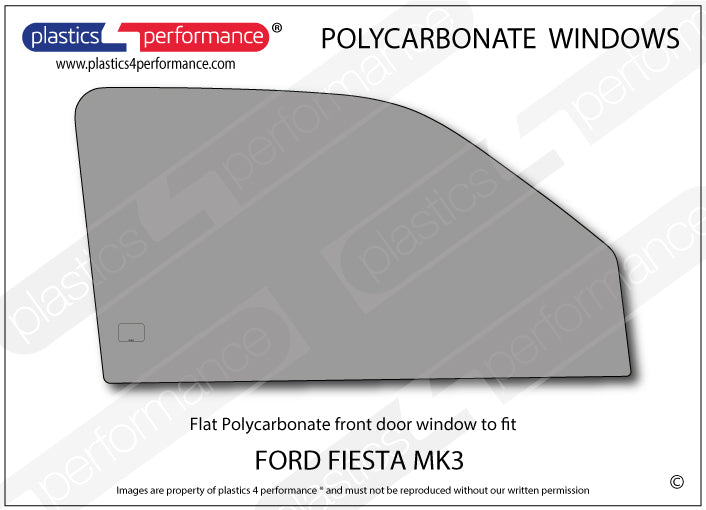 Carica immagine in Galleria Viewer, Vetri in Policarbonato per Ford Fiesta MK3