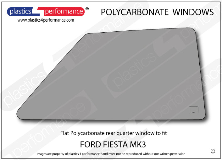 Carica immagine in Galleria Viewer, Vetri in Policarbonato per Ford Fiesta MK3