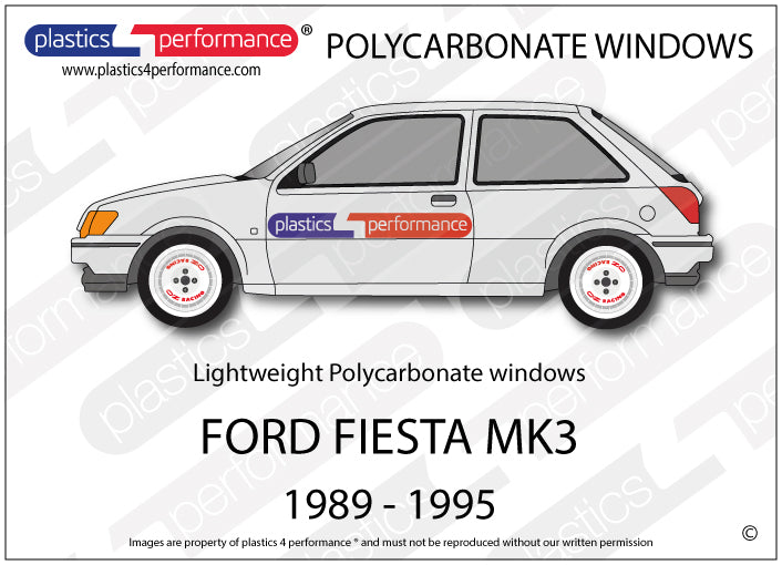 Carica immagine in Galleria Viewer, Vetri in Policarbonato per Ford Fiesta MK3