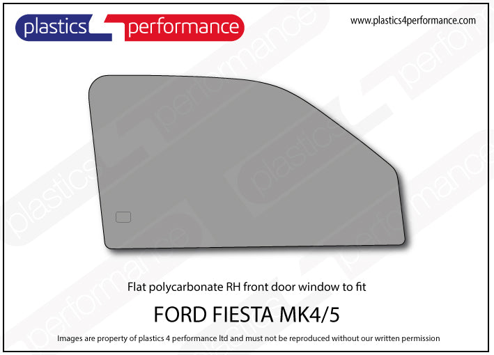 Carica immagine in Galleria Viewer, Vetri in Policarbonato per Ford Fiesta MK4/5