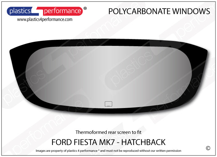 Carica immagine in Galleria Viewer, Vetri in Policarbonato per Ford Fiesta MK7 5 Porte