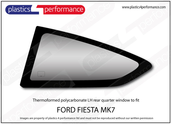 Carica immagine in Galleria Viewer, Vetri in Policarbonato per Ford Fiesta MK7 3 Porte