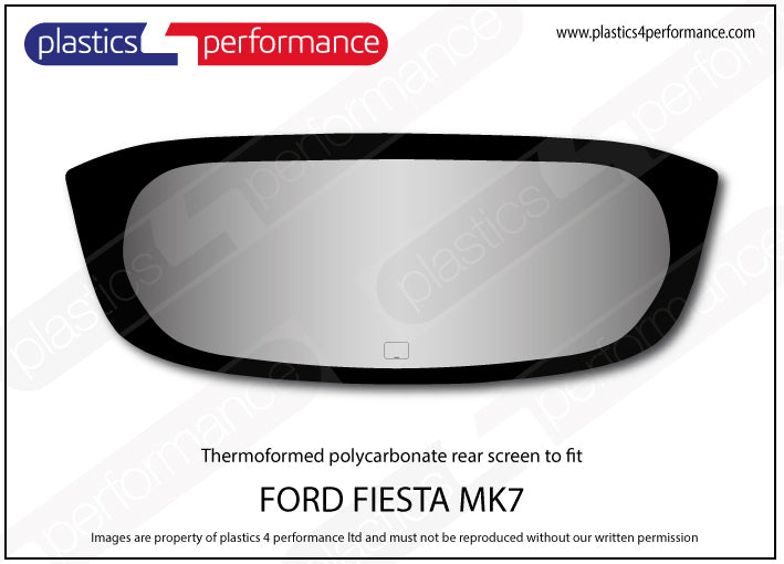 Carica immagine in Galleria Viewer, Vetri in Policarbonato per Ford Fiesta MK7 3 Porte