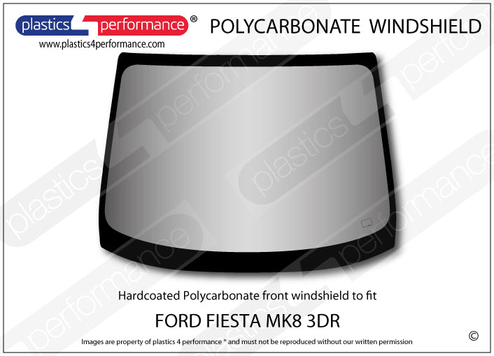 Carica immagine in Galleria Viewer, Vetri in Policarbonato per Ford Fiesta MK8 3 Porte