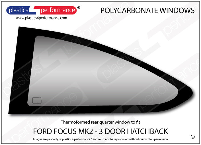 Carica immagine in Galleria Viewer, Vetri in Policarbonato per Ford Focus MK2 3 Porte