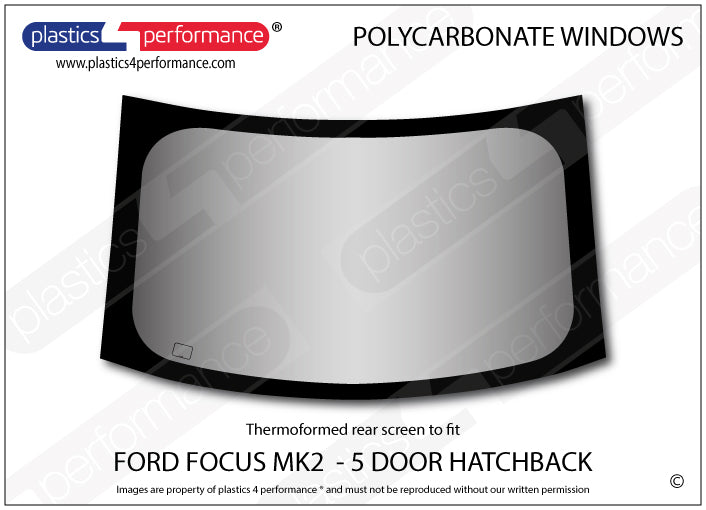 Carica immagine in Galleria Viewer, Vetri in Policarbonato per Ford Focus MK2 5 Porte