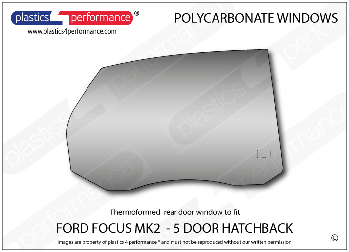 Carica immagine in Galleria Viewer, Vetri in Policarbonato per Ford Focus MK2 5 Porte