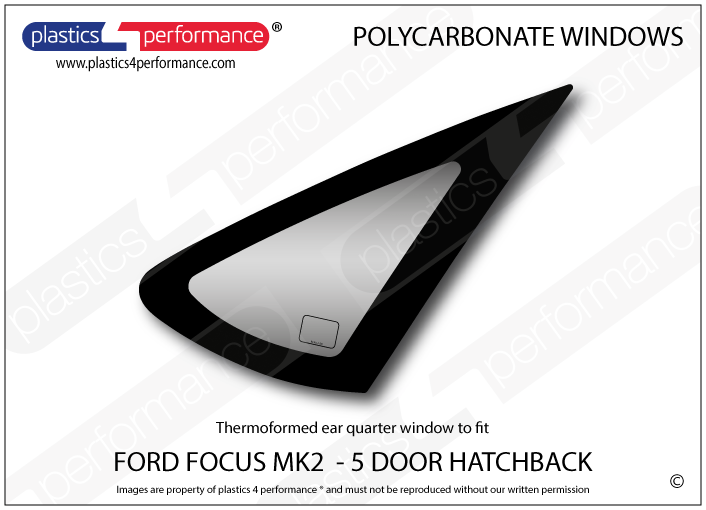 Carica immagine in Galleria Viewer, Vetri in Policarbonato per Ford Focus MK2 5 Porte