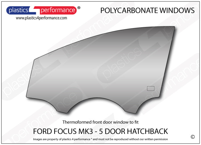 Carica immagine in Galleria Viewer, Vetri in Policarbonato per Ford Focus MK3 5 Porte