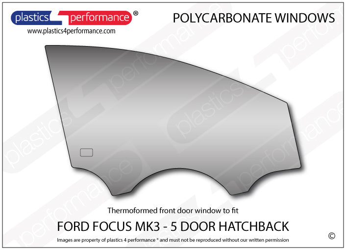 Carica immagine in Galleria Viewer, Vetri in Policarbonato per Ford Focus MK3 5 Porte