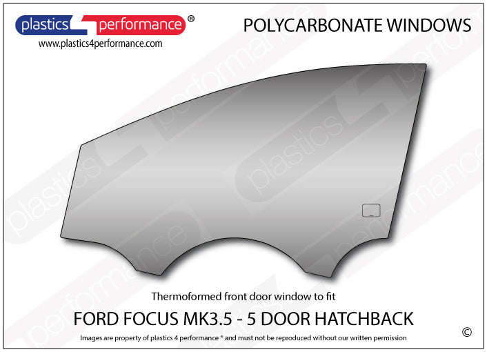 Carica immagine in Galleria Viewer, Vetri in Policarbonato per Ford Focus MK3.5 5 Porte