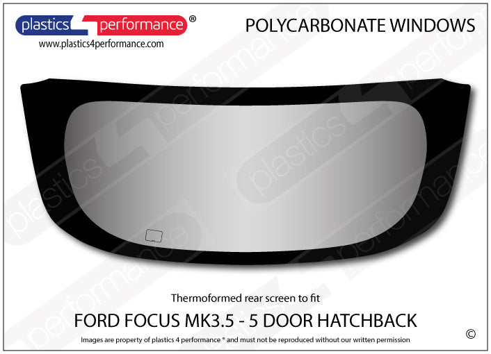 Carica immagine in Galleria Viewer, Vetri in Policarbonato per Ford Focus MK3.5 5 Porte