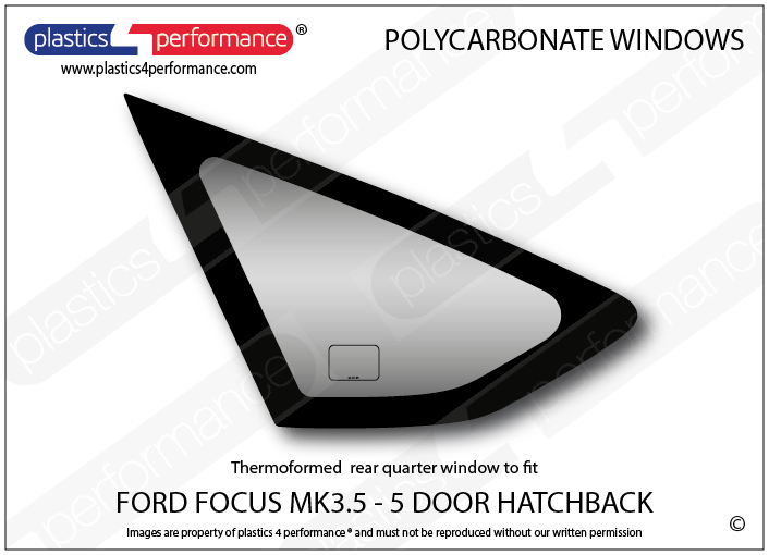Carica immagine in Galleria Viewer, Vetri in Policarbonato per Ford Focus MK3.5 5 Porte