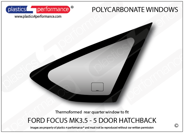 Carica immagine in Galleria Viewer, Vetri in Policarbonato per Ford Focus MK3.5 5 Porte