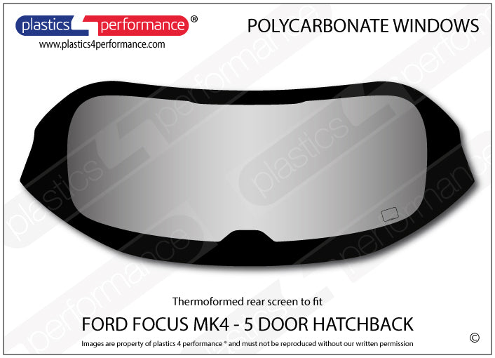 Carica immagine in Galleria Viewer, Vetri in Policarbonato per Ford Focus MK4 5 Porte