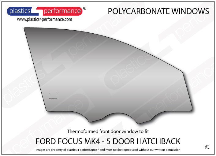 Carica immagine in Galleria Viewer, Vetri in Policarbonato per Ford Focus MK4 5 Porte