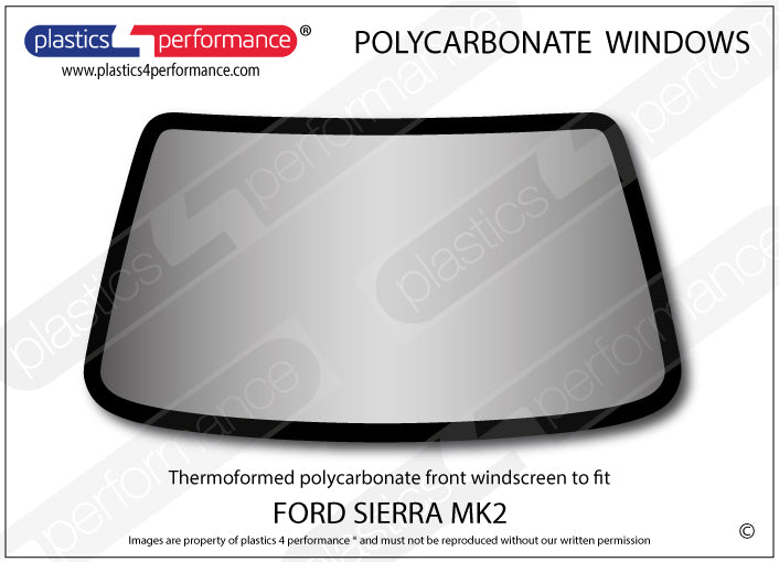 Carica immagine in Galleria Viewer, Vetri in Policarbonato per Ford Sierra MK2