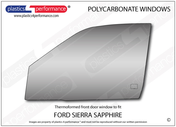 Carica immagine in Galleria Viewer, Vetri in Policarbonato per Ford Sierra Sapphire
