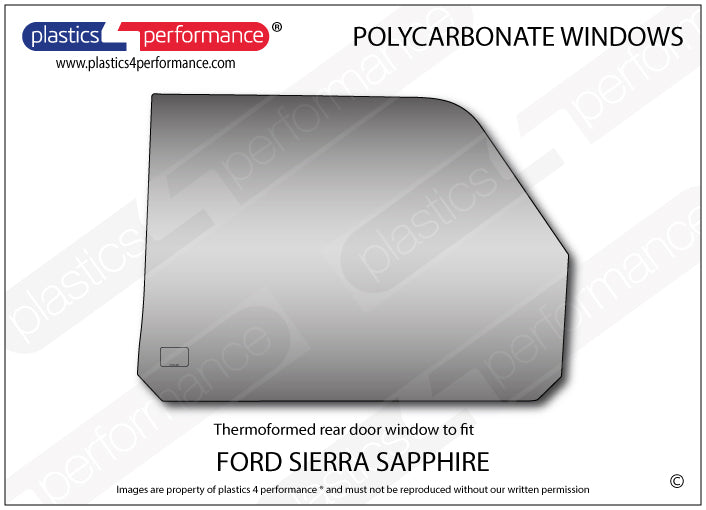 Carica immagine in Galleria Viewer, Vetri in Policarbonato per Ford Sierra Sapphire