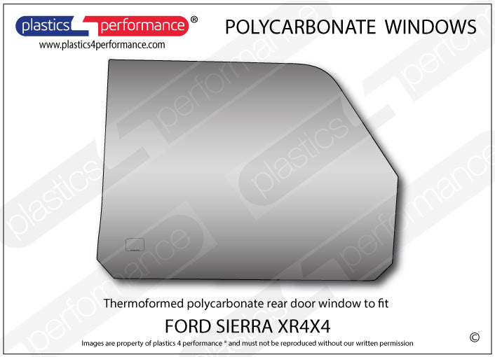 Carica immagine in Galleria Viewer, Vetri in Policarbonato per Ford Sierra XR4x4