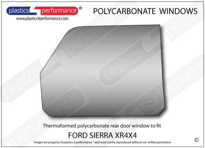 Carica immagine in Galleria Viewer, Vetri in Policarbonato per Ford Sierra XR4x4