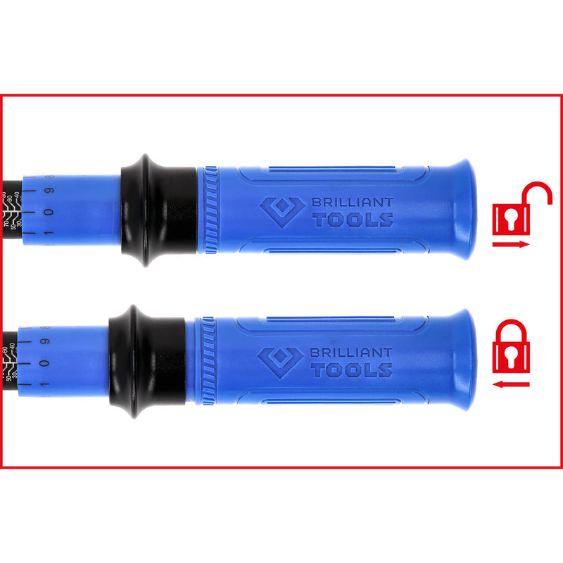 Carica immagine in Galleria Viewer, Chiave Dinamometrica a Cricchetto Reversibile 1/2", 20-200 Nm Brilliant Tools