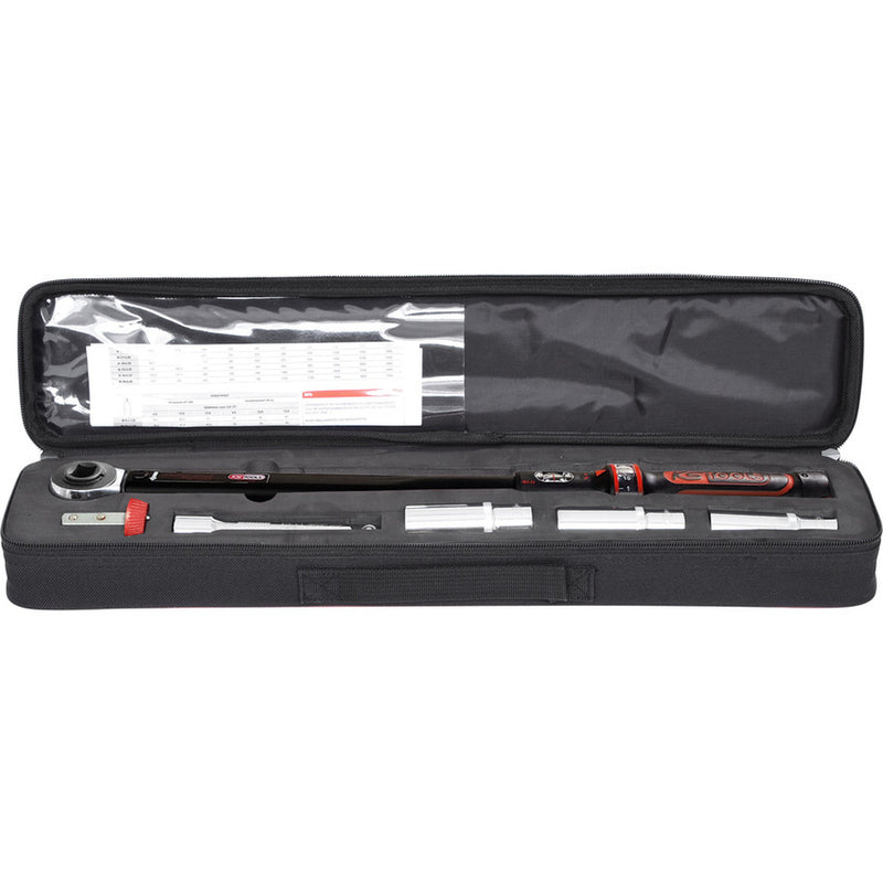 Carica immagine in Galleria Viewer, Chiave Dinamometrica ERGOTORQUEprecision con Astuccio, 40-200 Nm, 5 Pezzi KS Tools