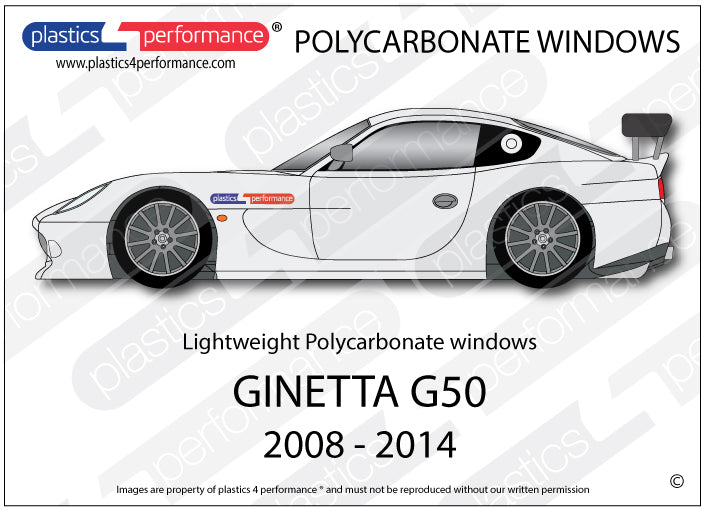 Carica immagine in Galleria Viewer, Vetri in Policarbonato per Ginetta G50
