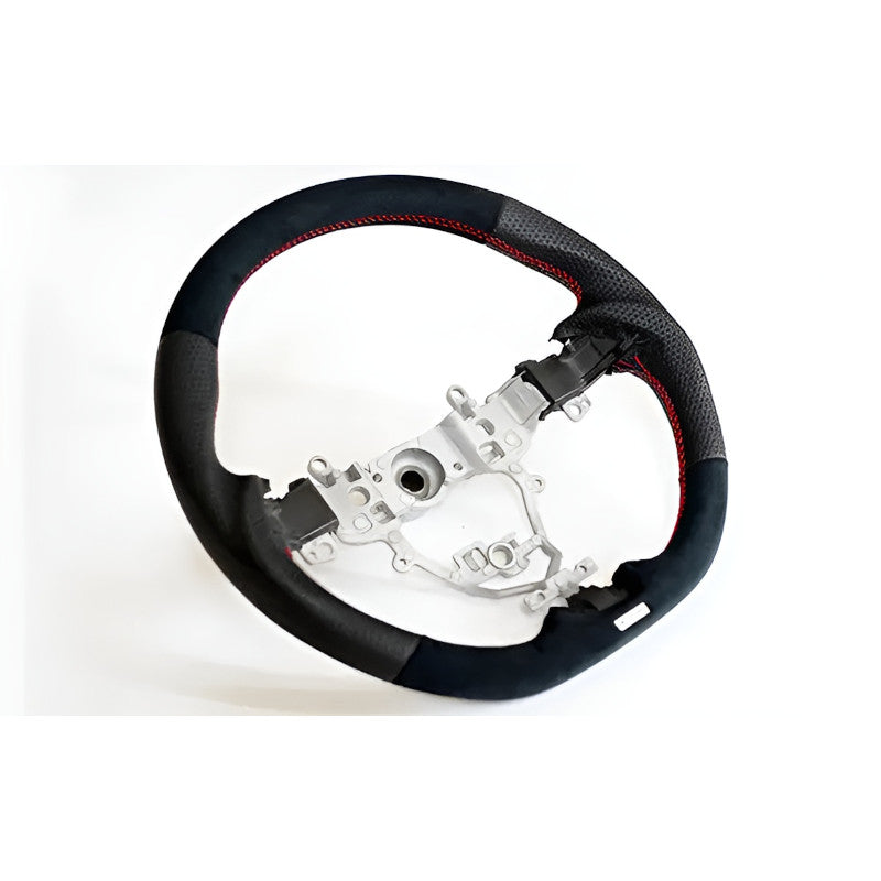 Carica immagine in Galleria Viewer, Volante GReddy in Carbonio Nero con Cuciture Rosse per Suzuki Swift Sport ZC33S
