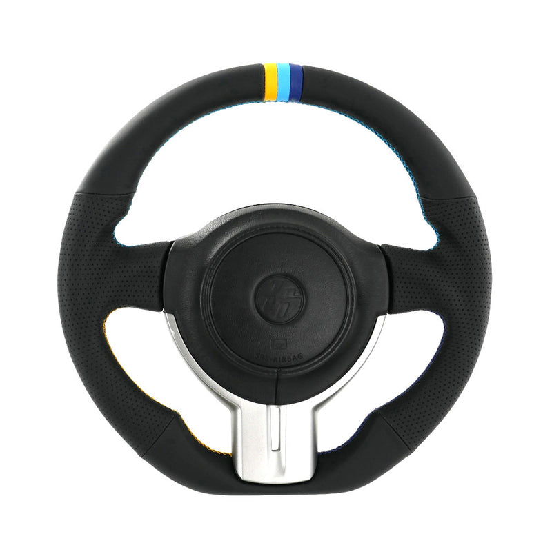 Carica immagine in Galleria Viewer, Volante GReddy Pelle Nera con Riferimento Tricolore per Toyota GT86 (12-16)