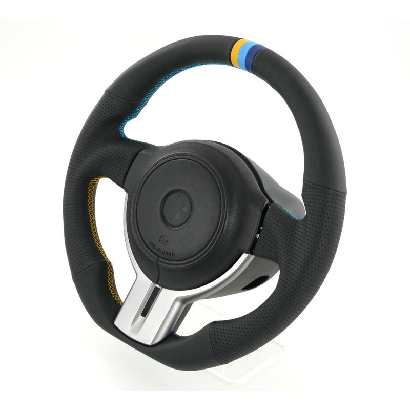 Carica immagine in Galleria Viewer, Volante GReddy Pelle Nera con Riferimento Tricolore per Toyota GT86 (12-16)