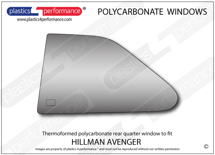 Carica immagine in Galleria Viewer, Vetri in Policarbonato per Hillman Avenger