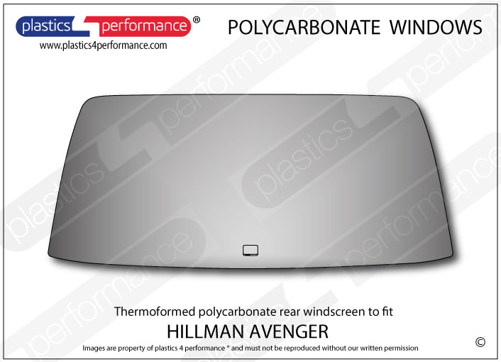 Carica immagine in Galleria Viewer, Vetri in Policarbonato per Hillman Avenger