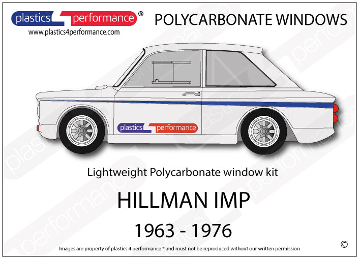 Carica immagine in Galleria Viewer, Vetri in Policarbonato per Hillman Imp