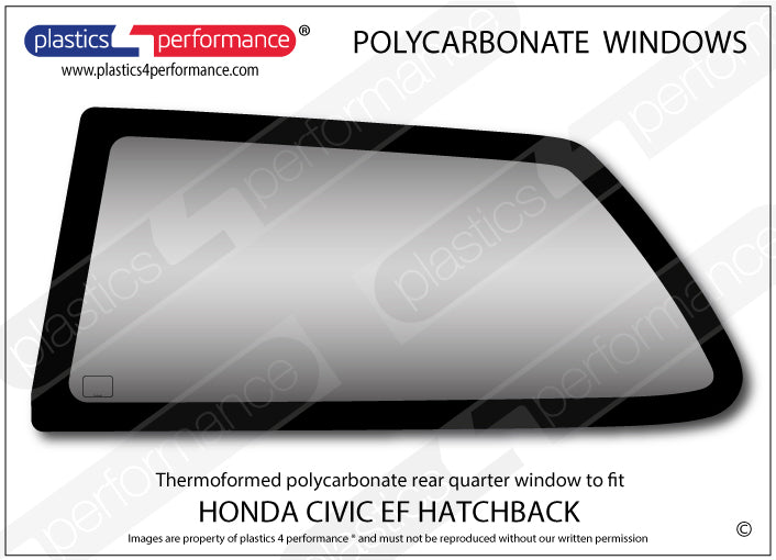 Carica immagine in Galleria Viewer, Vetri in Policarbonato per Honda Civic EC / ED / EE 3 Porte
