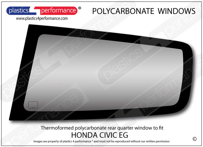 Carica immagine in Galleria Viewer, Vetri in Policarbonato per Honda Civic EG 3 Porte