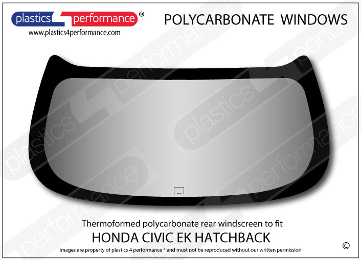 Carica immagine in Galleria Viewer, Vetri in Policarbonato per Honda Civic EK 3 Porte