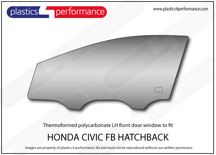 Carica immagine in Galleria Viewer, Vetri in Policarbonato per Honda Civic FB 5 Porte