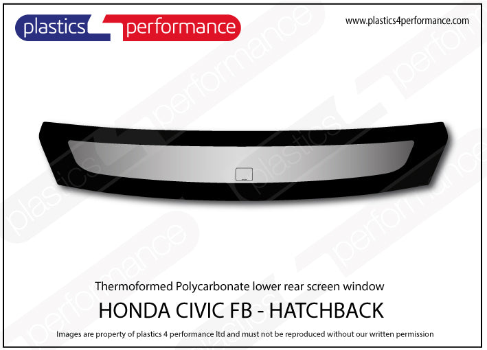 Carica immagine in Galleria Viewer, Vetri in Policarbonato per Honda Civic FB 5 Porte