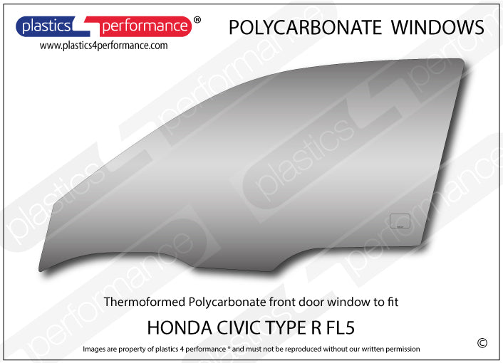 Carica immagine in Galleria Viewer, Vetri in Policarbonato per Honda Civic Type R FL5