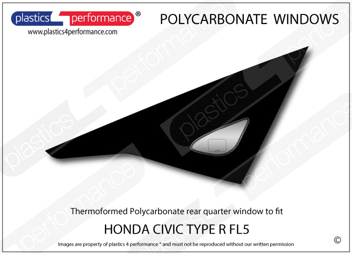 Carica immagine in Galleria Viewer, Vetri in Policarbonato per Honda Civic Type R FL5