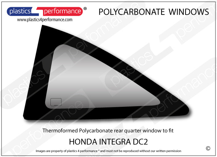 Carica immagine in Galleria Viewer, Vetri in Policarbonato per Honda Integra Type R DC2