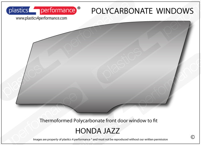 Carica immagine in Galleria Viewer, Vetri in Policarbonato per Honda Jazz GE / GG
