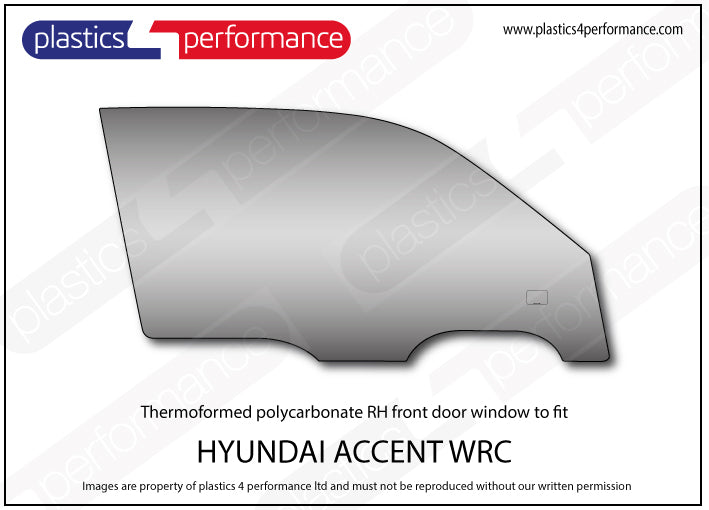 Carica immagine in Galleria Viewer, Vetri in Policarbonato per Hyundai Accent WRC