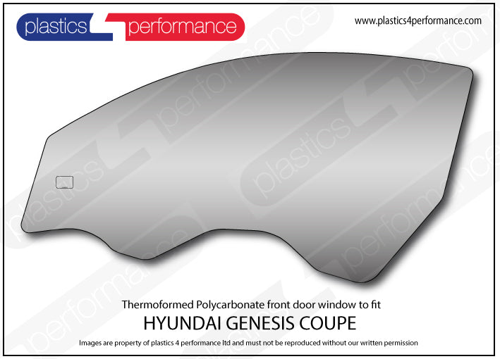 Carica immagine in Galleria Viewer, Vetri in Policarbonato per Hyundai Genesis Coupé