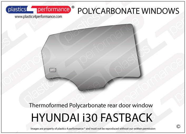 Carica immagine in Galleria Viewer, Vetri in Policarbonato per Hyundai i30 Fastback MK3 N Performance