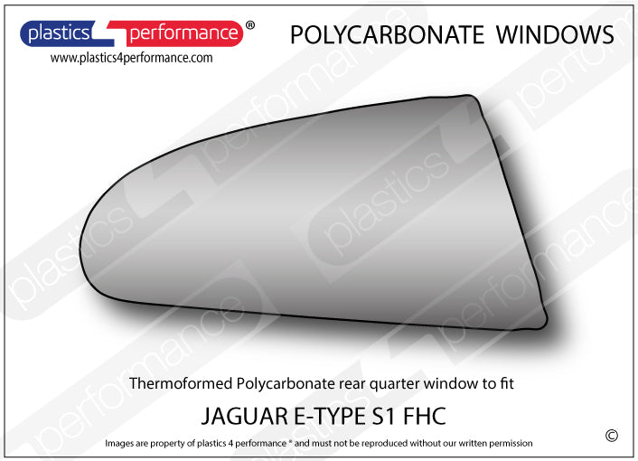 Carica immagine in Galleria Viewer, Vetri in Policarbonato per Jaguar Type E S1 FHC